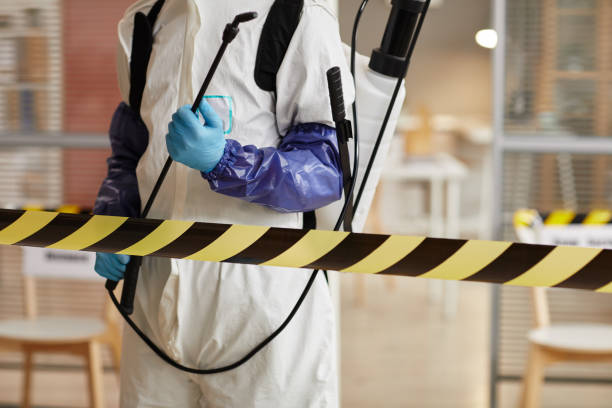 Professional Crime Scene Cleanup technician working in Central City, IA